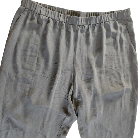Eileen Fisher Women's 100% Pure Silk pull - on Pants - Picture 6 of 8